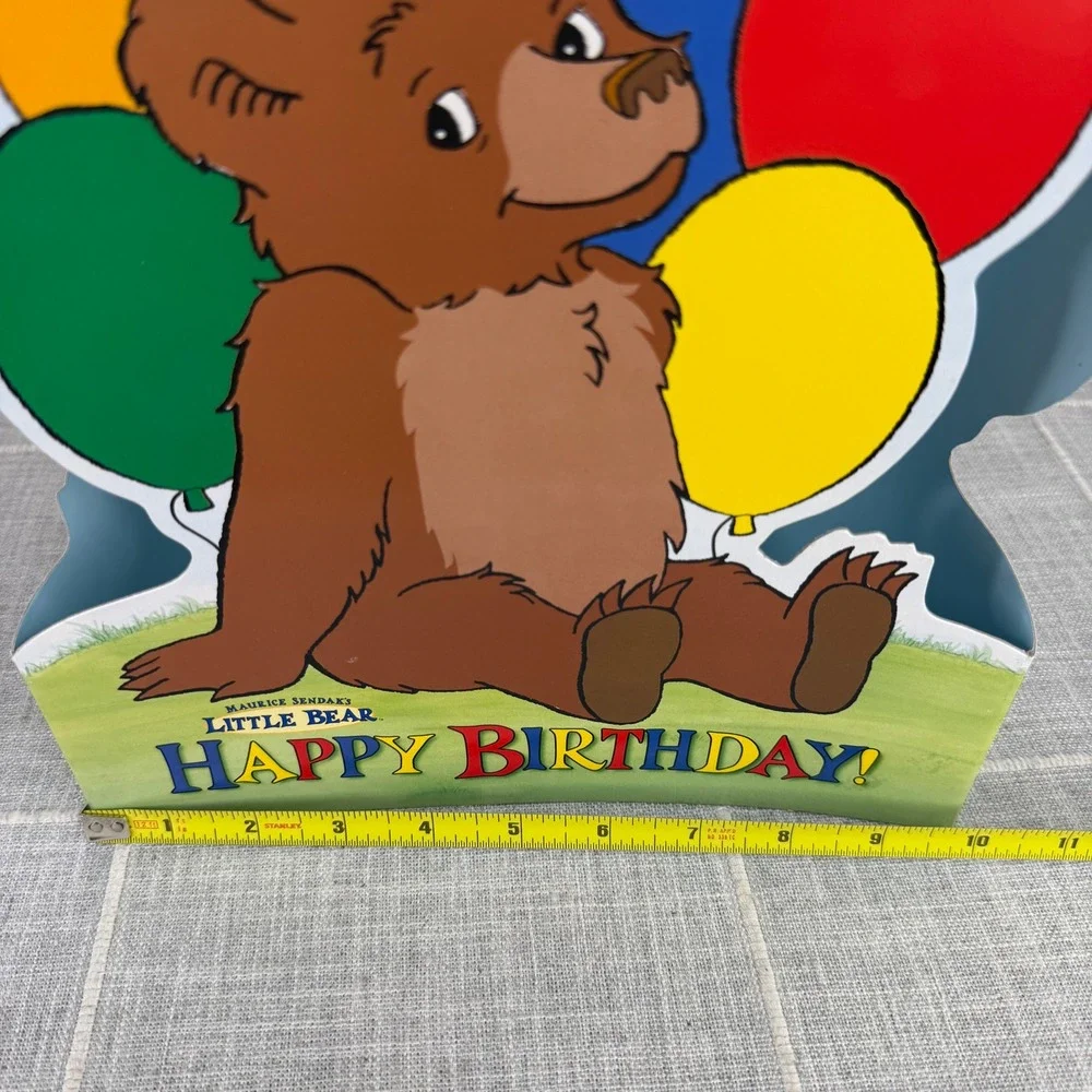 Little Bear Birthday Party Center Piece Table Topper Maurice Sendak 90s kid